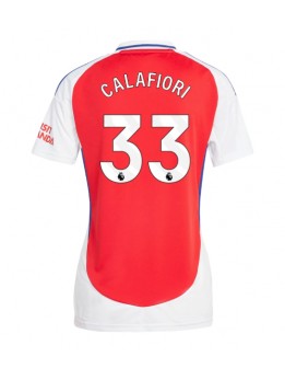 Arsenal Riccardo Calafiori #33 Heimtrikot für Frauen 2024-25 Kurzarm